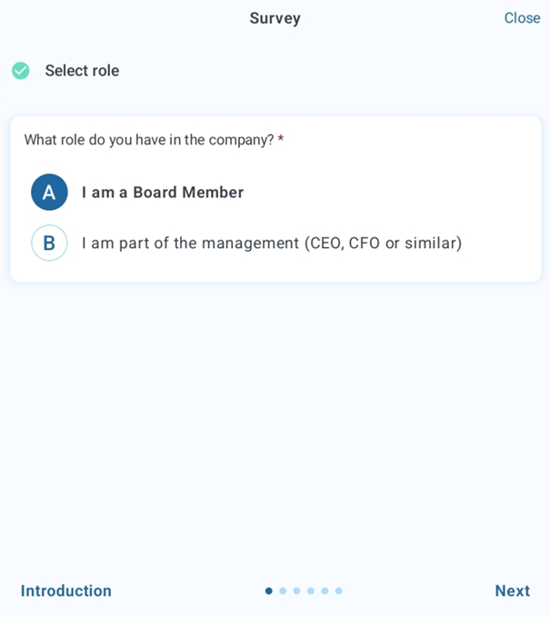 select role