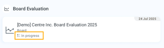 survey in progress