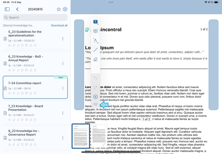 move annotation bar