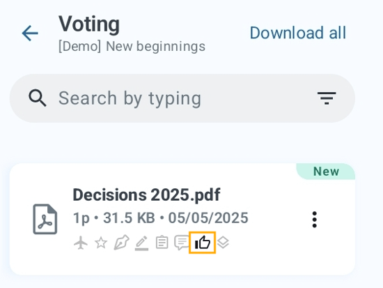 voting icon