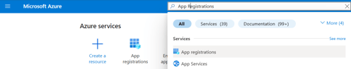 40 Go to app registrations