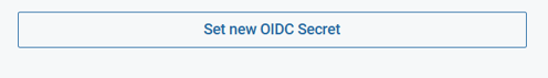 12. Click Set new OIDC Secret