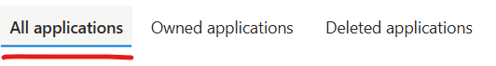Select All applications