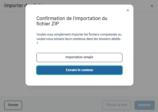 Extraire le contenu