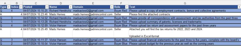 Select&nbsp;Export to Excel