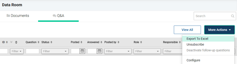 Go to&nbsp;More Actions&nbsp;within the&nbsp;Q&A&nbsp;tab