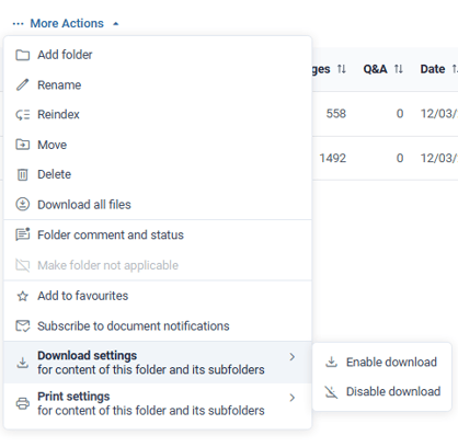 download settings