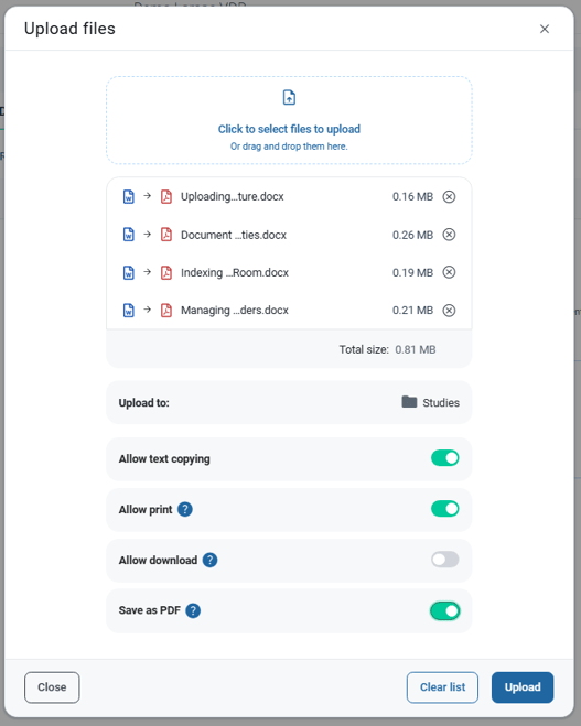 upload module