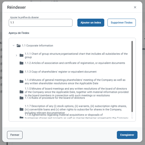 Réindexer