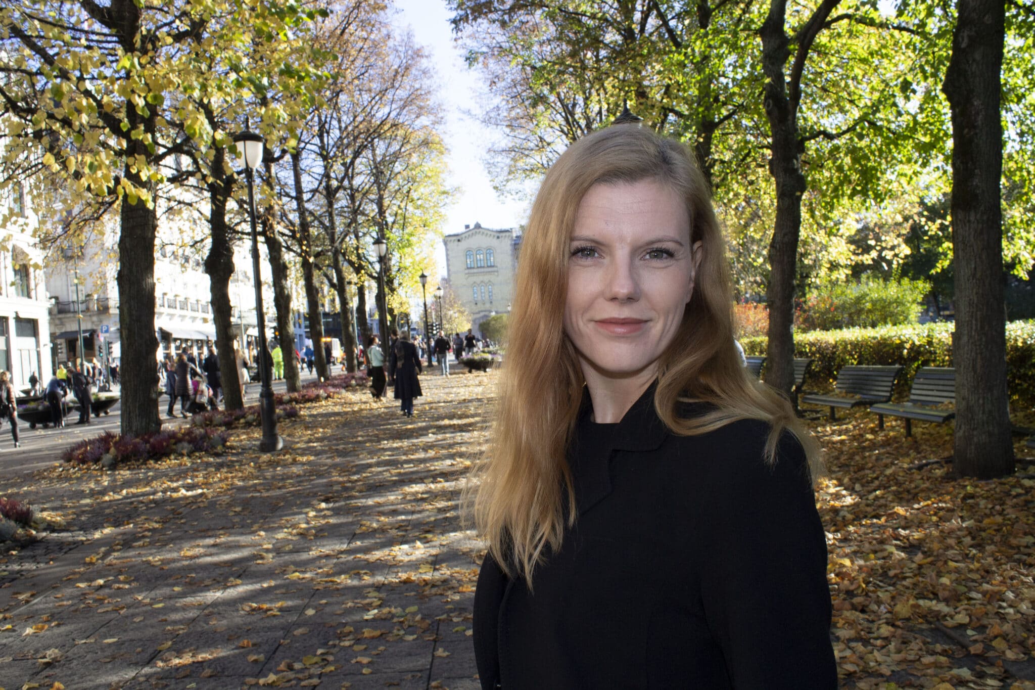 Kvinne på gata